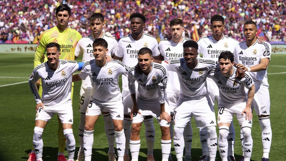La alineación del Real Madrid en el último Clásico ante el Barça (4-3)