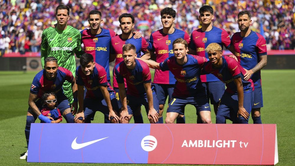 La alineación del Barça en el último Clásico de Liga