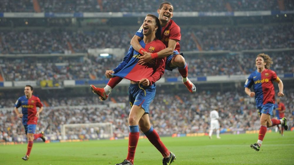 Gol de Gerard Piqué ante el Real Madrid en el Clásico 2-6 del 2 de mayo de 2009