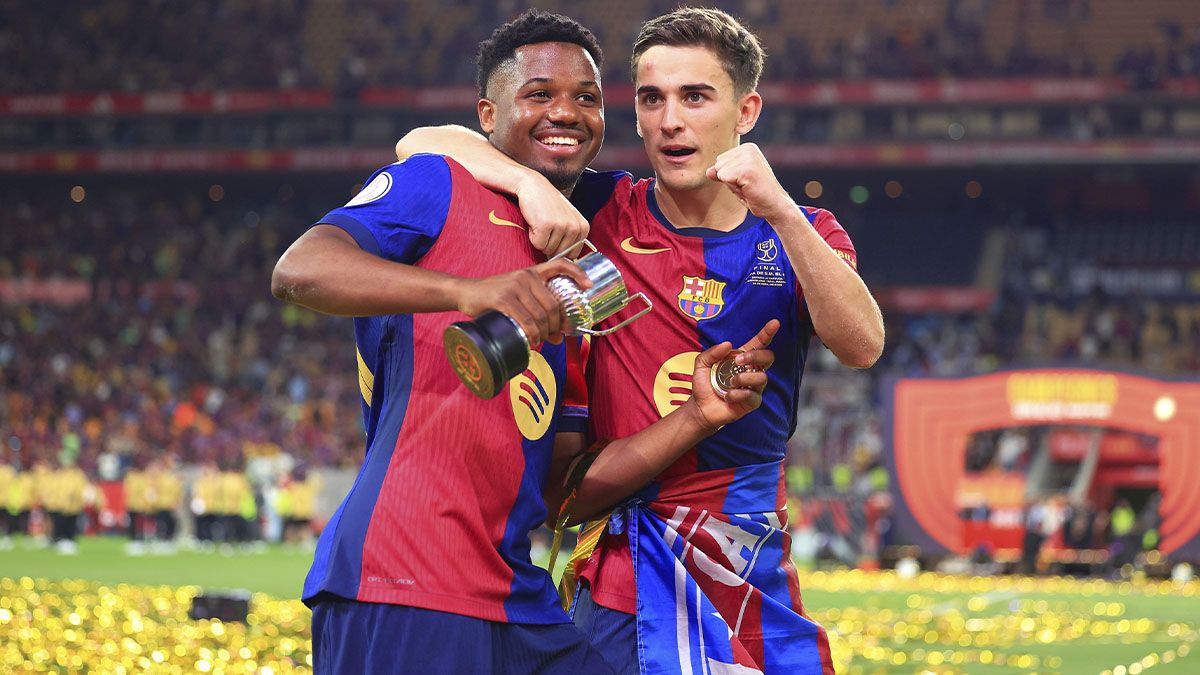 gavi ansu fati fc barcelona v real madrid