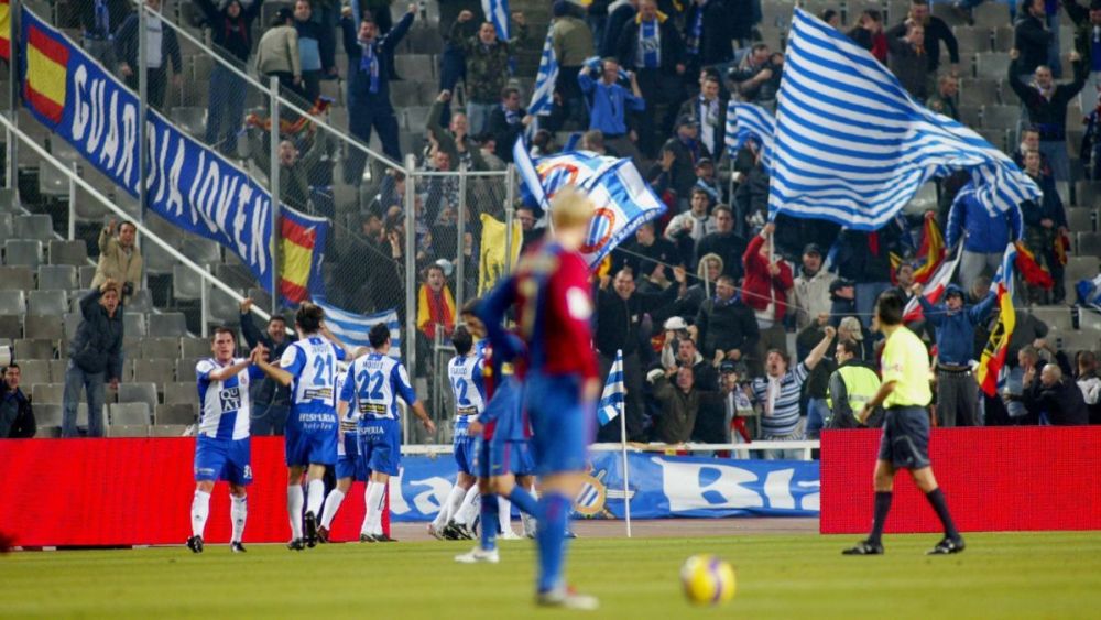Duelo RCD Espanyol - FC Barcelona de 2007: último antecedente de una victoria de los 'periquitos' como local en LaLiga ante los culés