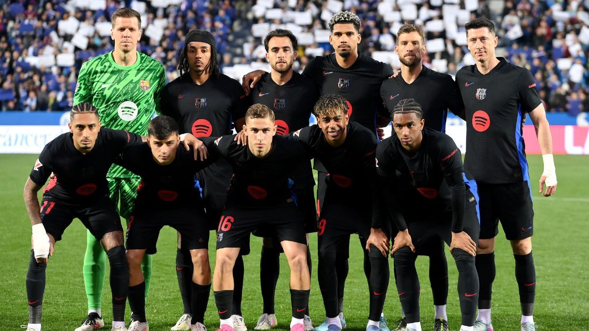 Once del FC Barcelona ante el Leganés en LaLiga EA Sports