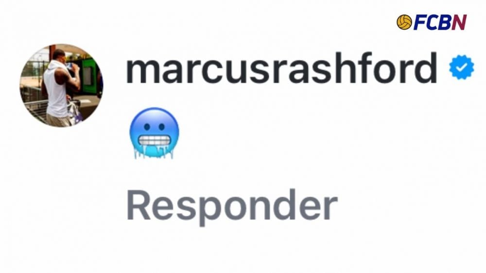 Marcus Rashford comenta a Lamine Yamal en Instagram