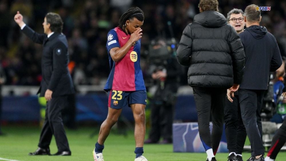 ¡Alarma en el Barça! Jules Koundé se lesiona contra el Inter