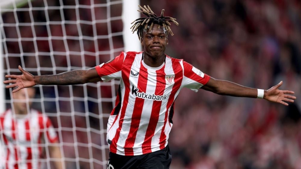 nico williams athletic club rangers europa league 2024 25