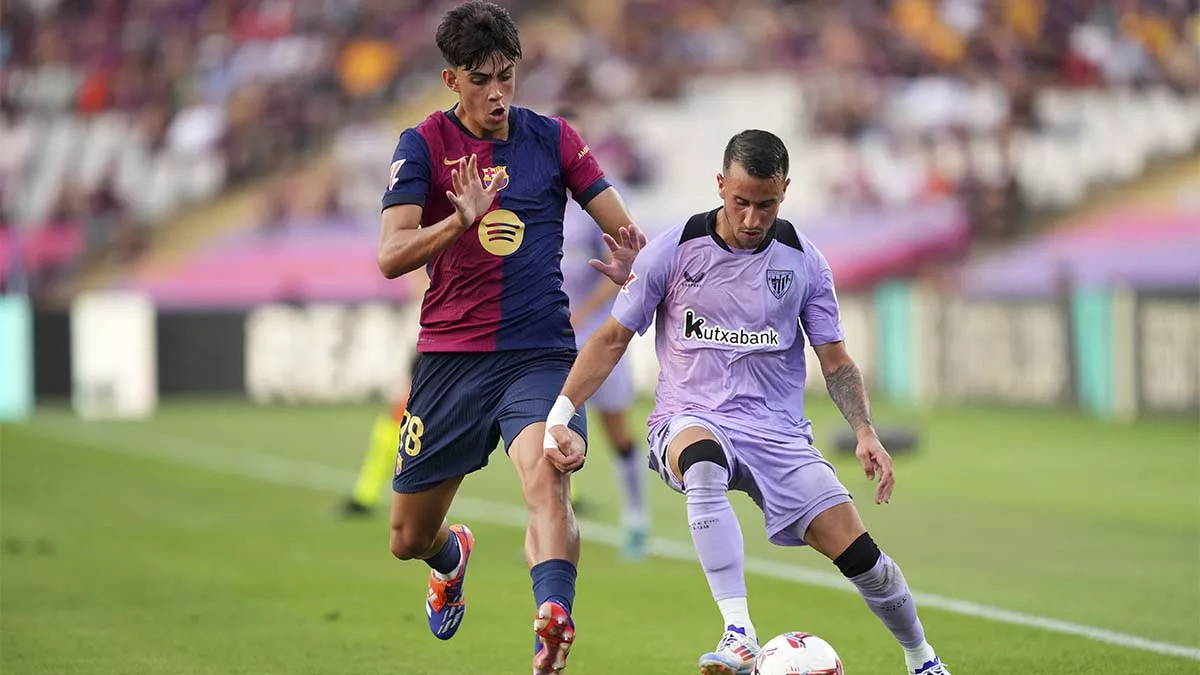 Marc Bernal, en un partido contra el Athletic