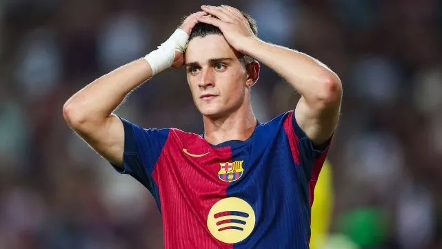 Pau Víctor en el duelo entre el FC Barcelona y el AS Mónaco en el Trofeo Joan Gamper