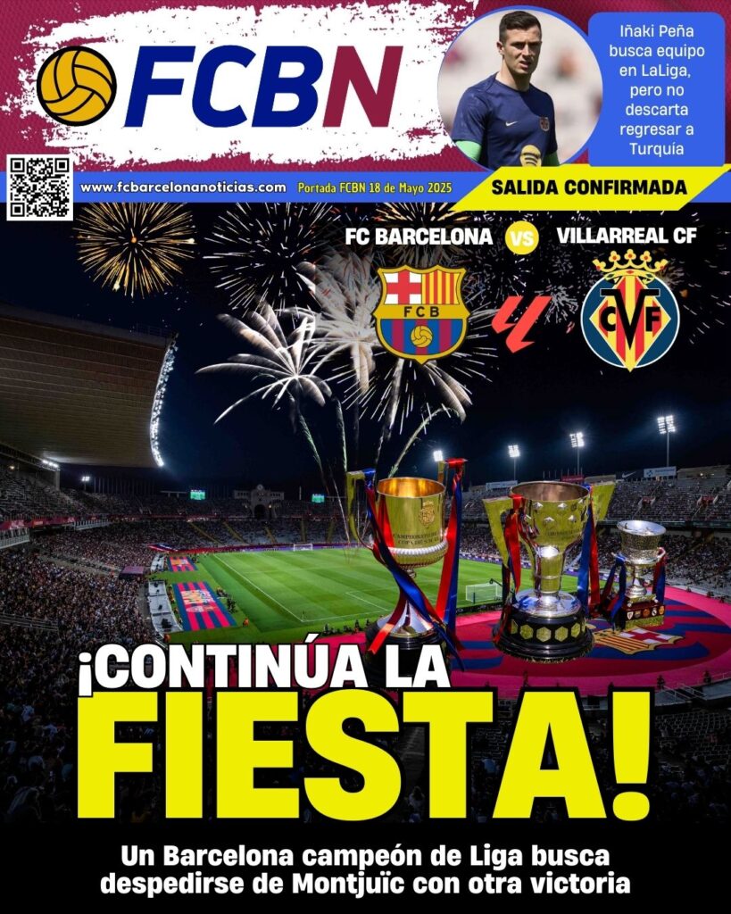 Portada FCBN 18/05/2025: ¡CONTINÚA LA FIESTA!