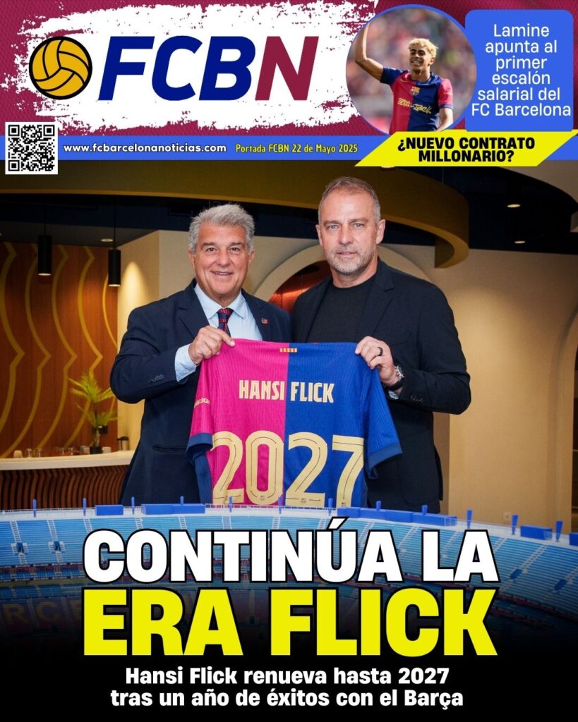Portada FCBN 22/05/2025: CONTINÚA LA ERA FLICK