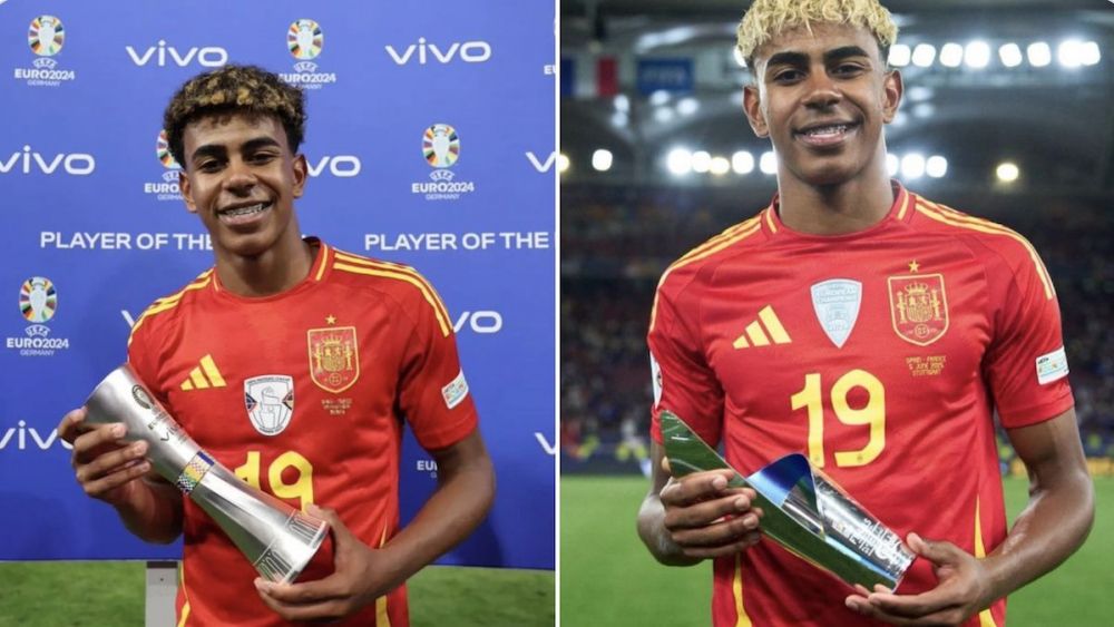 Lamine Yamal MVP vs Francia en la Euro y la Nations