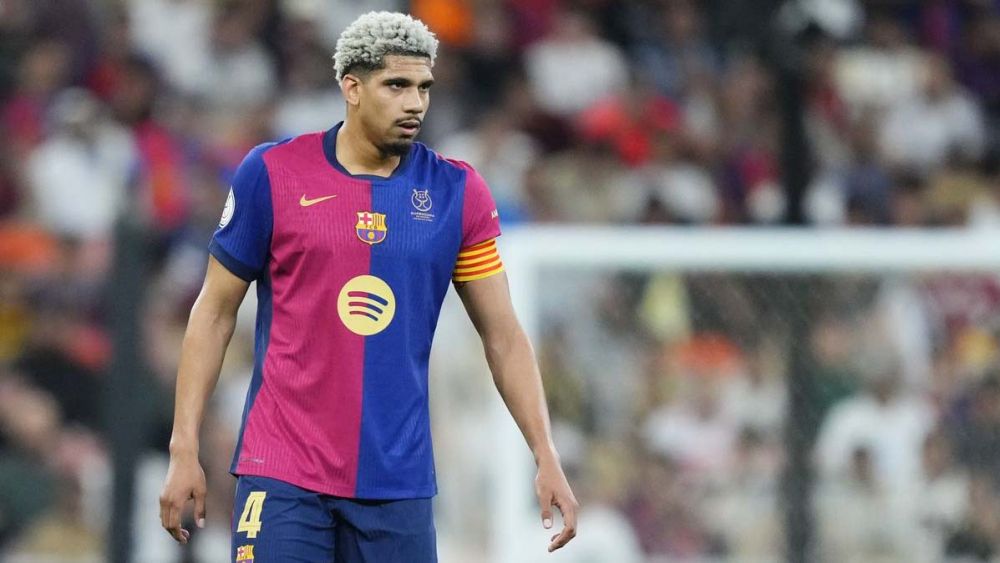 Ronald Araujo, en un partido con el FC Barcelona Ronald Araujo, en un partido con el FC Barcelona
