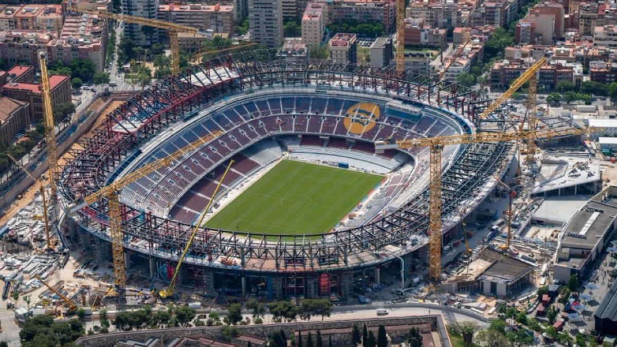 Toma aérea del Spotify Camp Nou