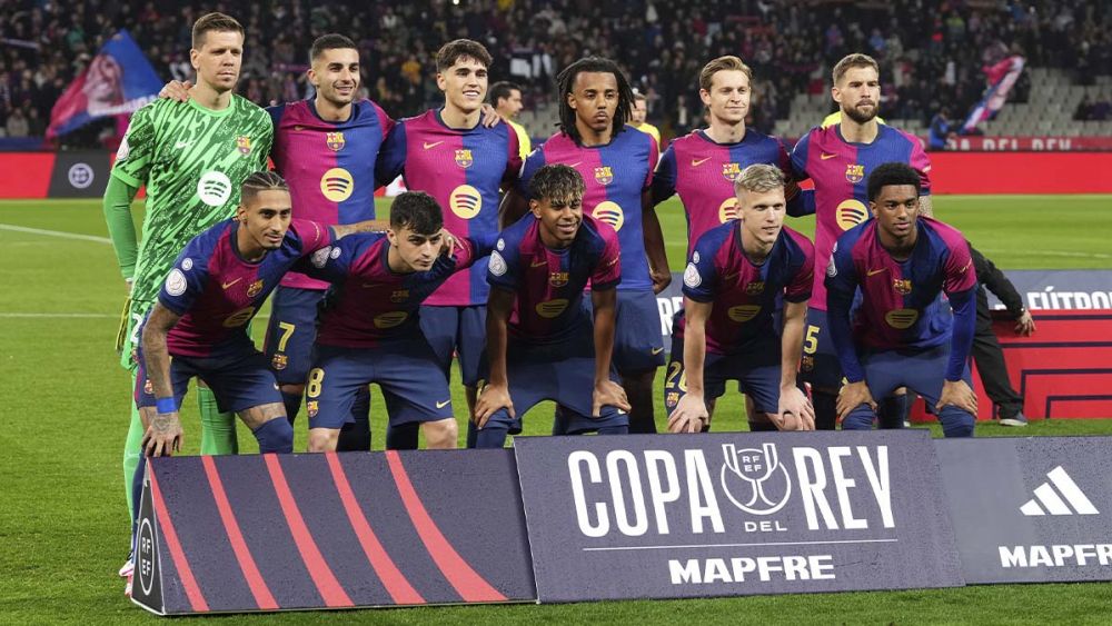 La alineación del Barça ante el Atlético (4-4)