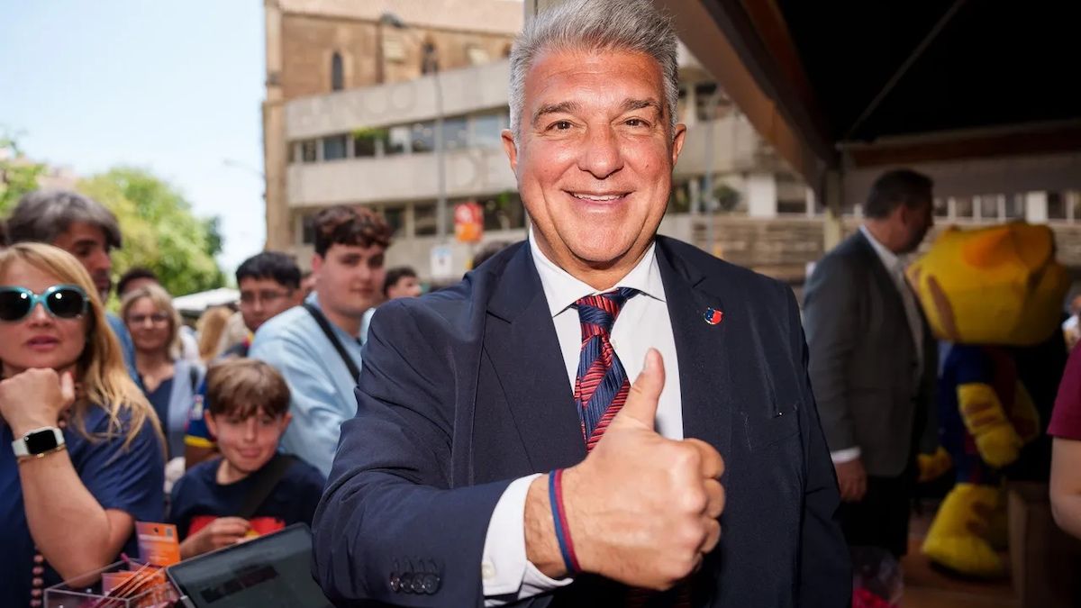 Laporta confirma su candidatura a la reelección y anuncia el regreso al Camp Nou Laporta confirma su candidatura a la reelección y anuncia el regreso al Camp Nou
