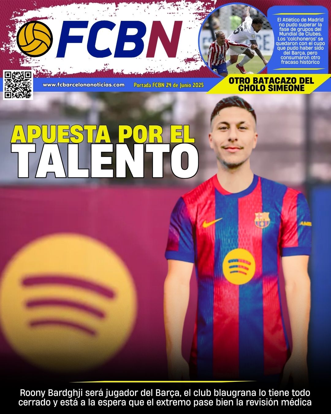 Portada FCBN 24/06/2025: APUESTA POR EL TALENTO