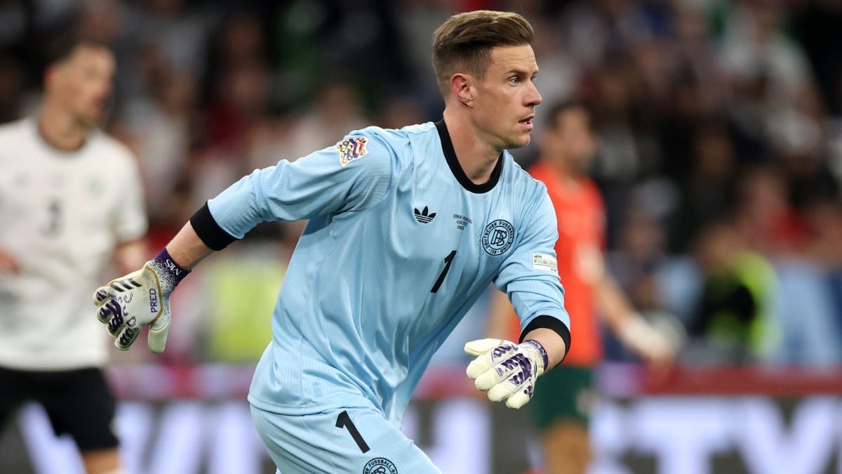 Marc André ter Stegen en el duelo entre Alemania y Portugal en la UEFA Nations League