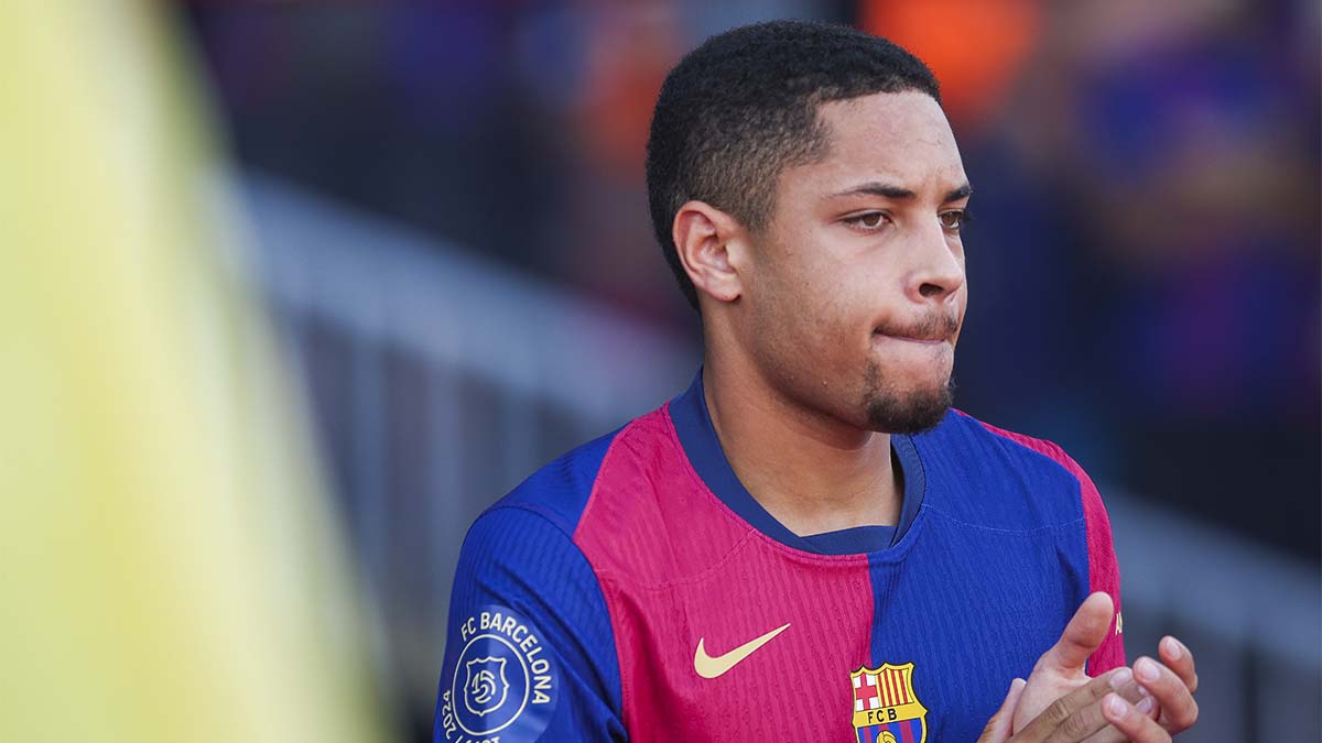 Vitor Roque, durante el Trofeo Joan Gamper 2024