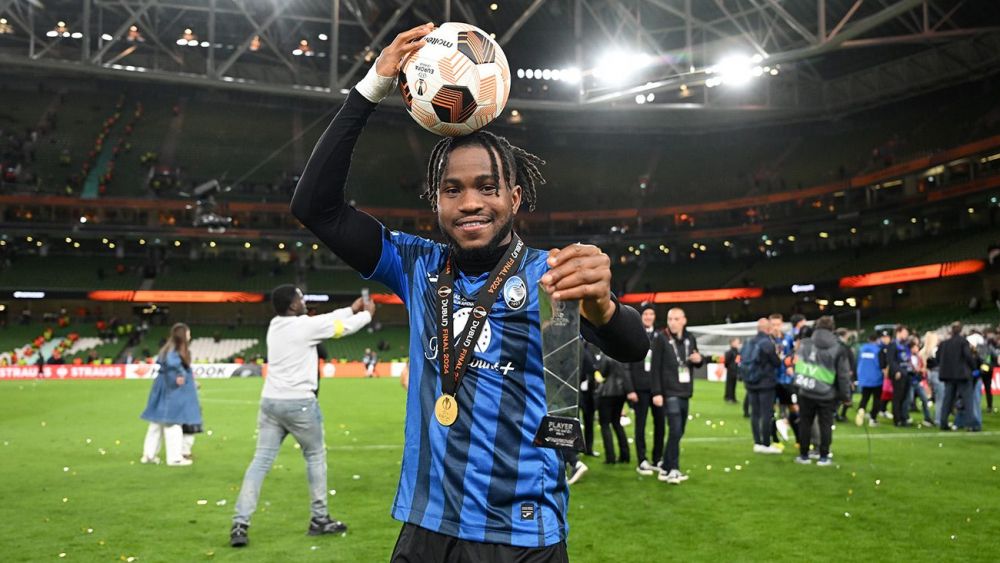 Ademola Lookman tras la final de la Europa League