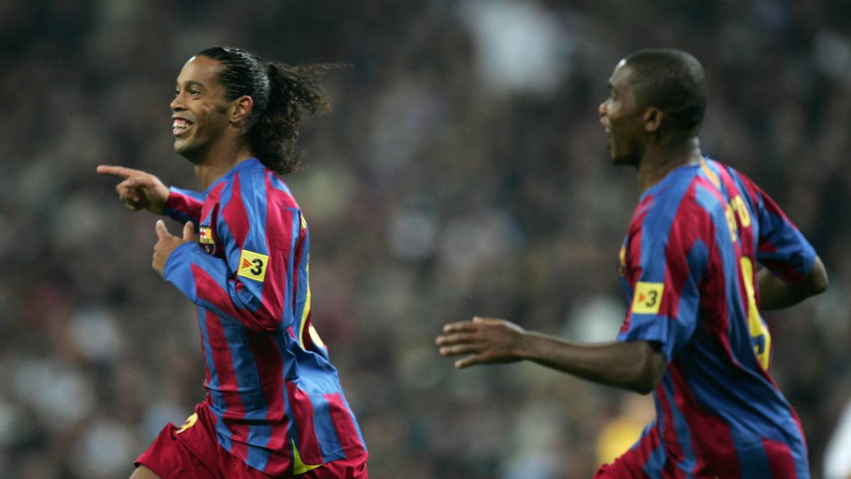 ronaldinho etoo 2005