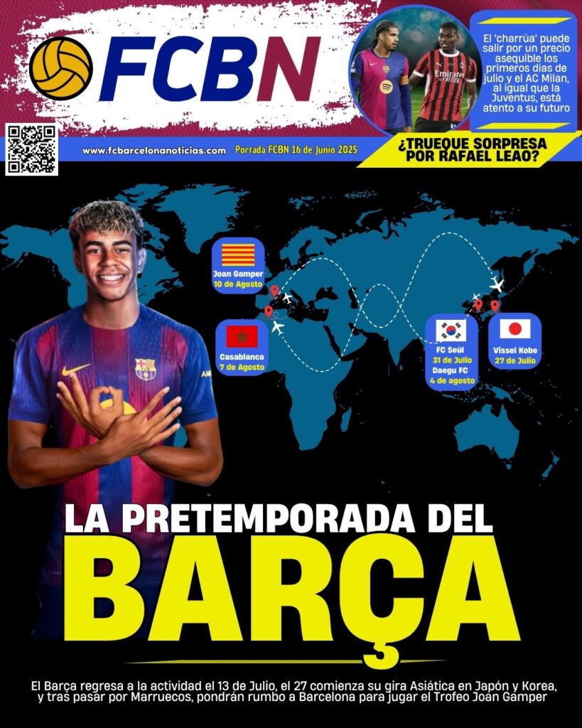 Portada FCBN 16/06/2025: LA PRETEMPORADA DEL BARÇA