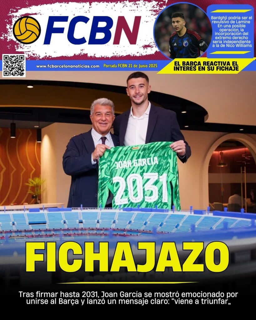 Portada FCBN 21/06/2025: FICHAJAZO