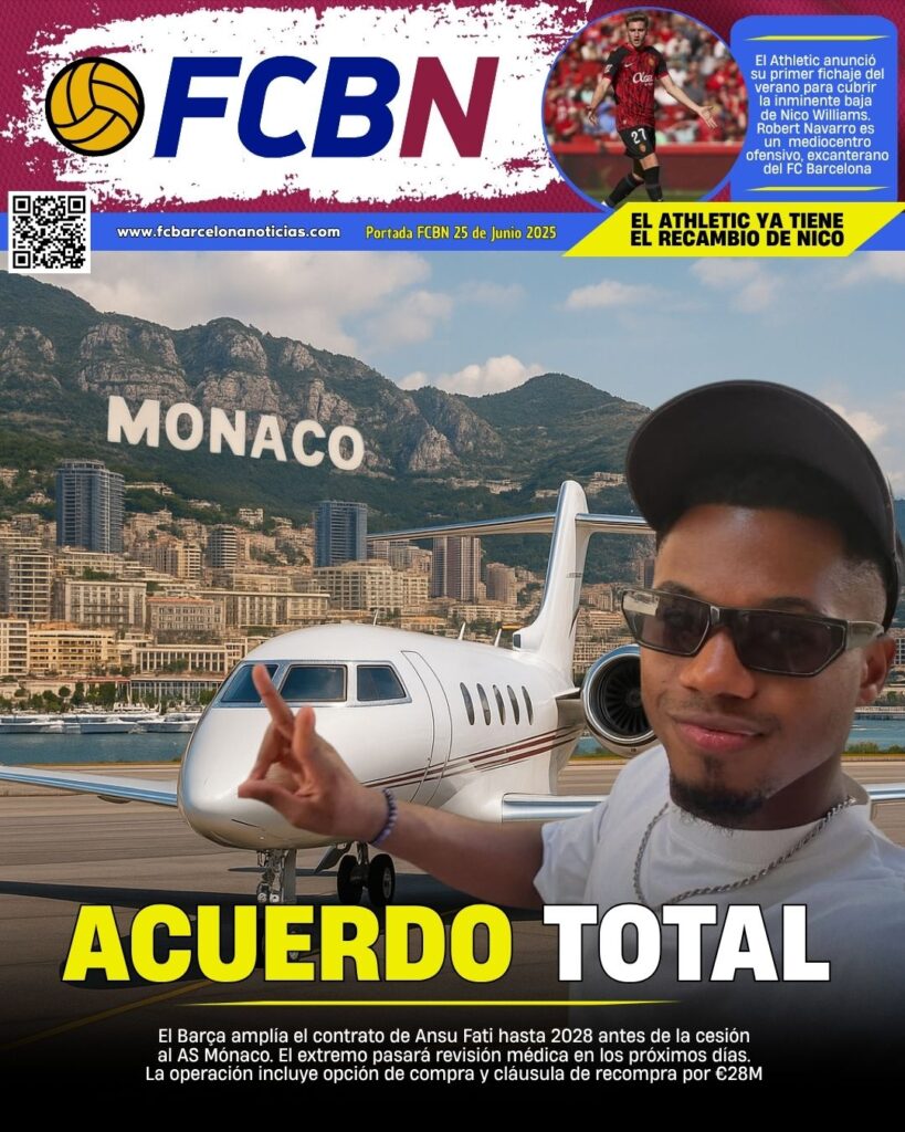 Portada FCBN 25/06/2025: ACUERDO TOTAL