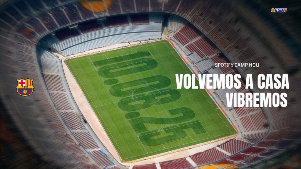 Oficial: El regreso del Barça al Spotify Camp Nou ya tiene fecha
