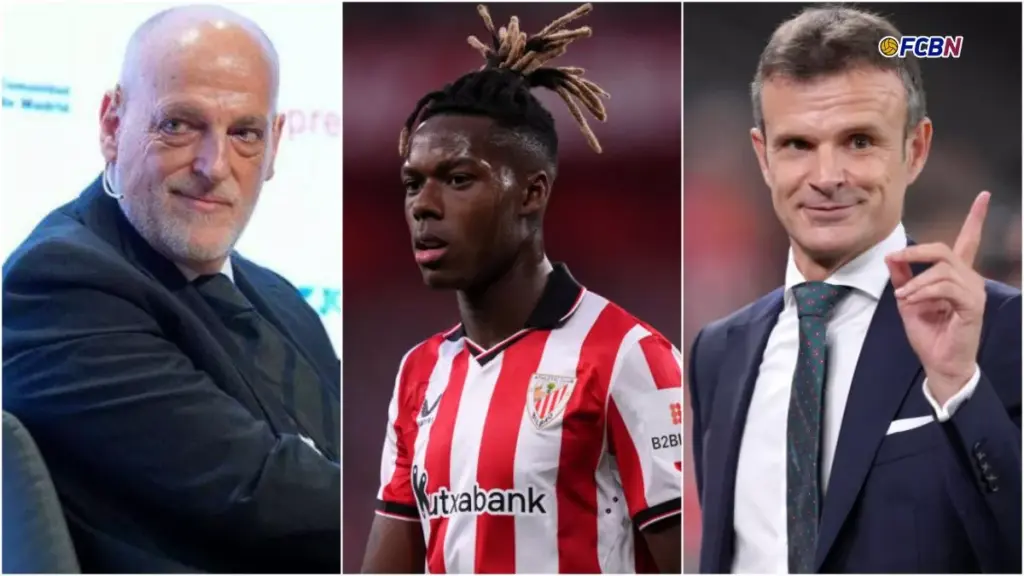 Duras acusaciones: Tebas torpedeó el fichaje de Nico Williams por el Barça