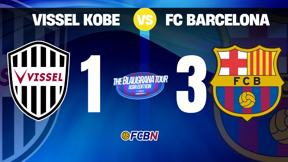 Vissel Kobe 1-3 Barça: los de Flick se estrenan con victoria en la gira