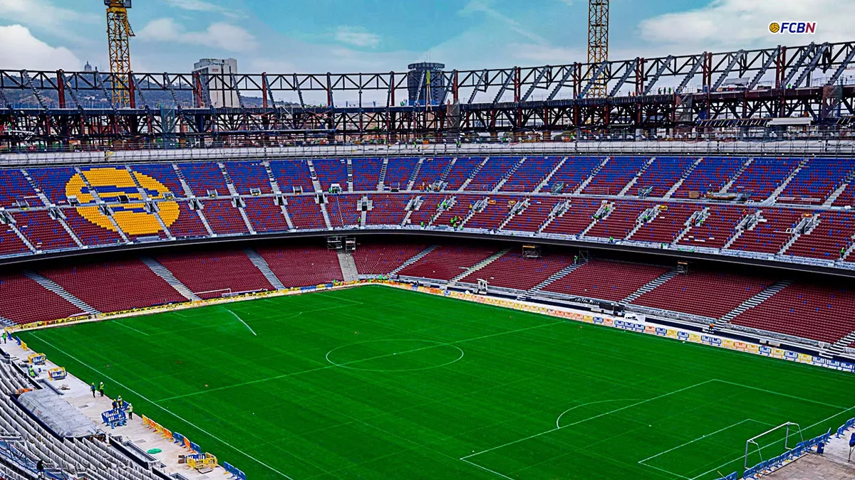 Spotify Camp Nou: inicia la instalación del nuevo césped tras la inspección de LaLiga
