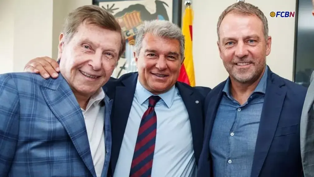 Flick, Laporta y Zahavi se reunieron en Barcelona: ¿nuevo fichaje a la vista?