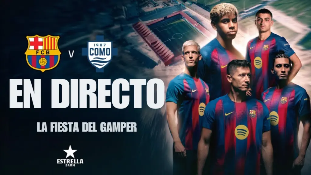 ¡Directo! FC Barcelona vs Como 1907: Vive el Trofeo Joan Gamper 2025