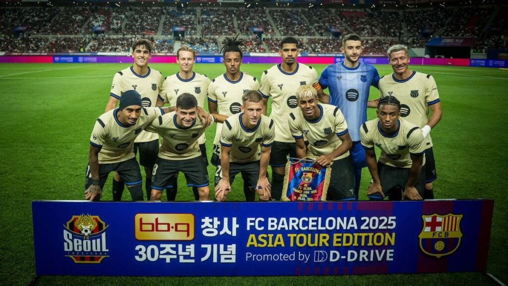 Espectacular estreno goleador del Barça con la camiseta ‘Black Mamba’ 2025/26