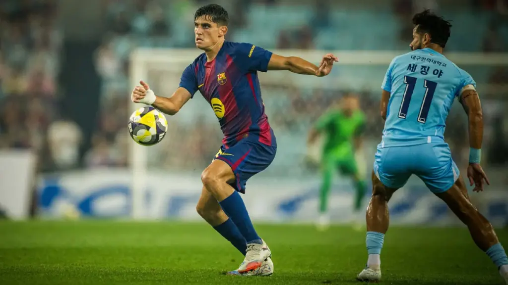 Gerard Martín: inscrito en LaLiga y disponible para el Rayo-Barça