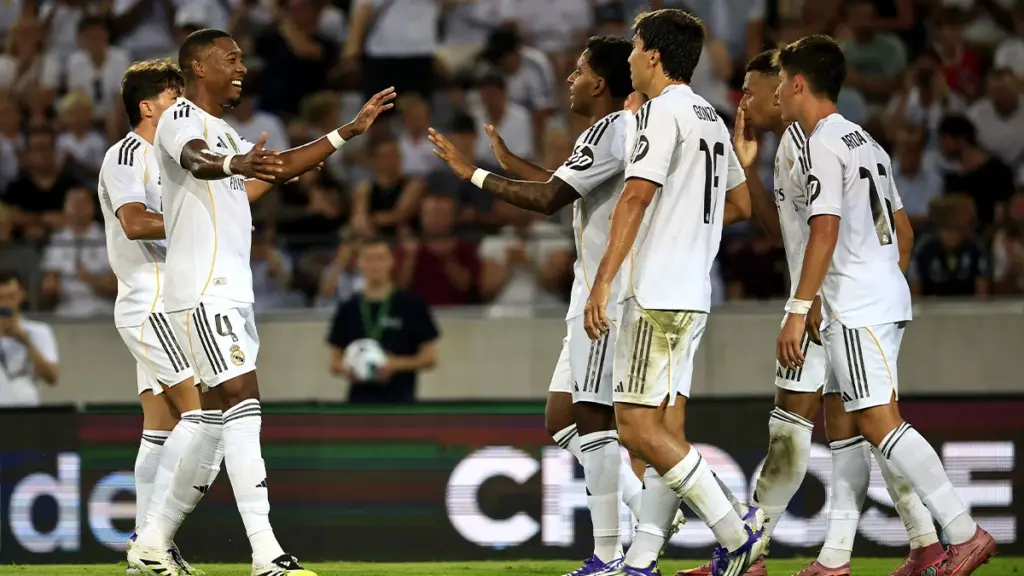 El Real Madrid afina su artillería goleando al Tirol en Austria