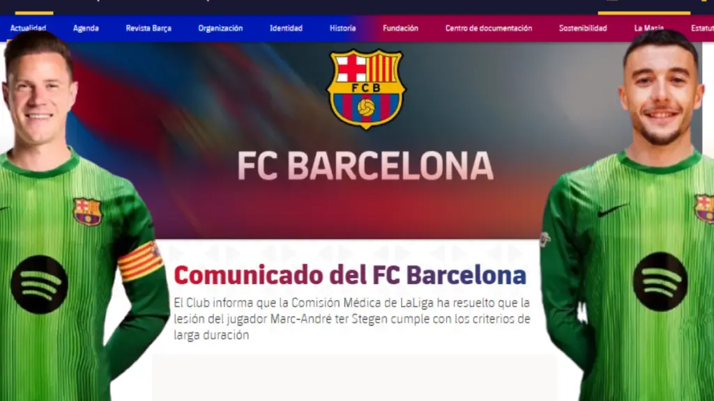 LaLiga da luz verde a la baja de Ter Stegen y el Barça inscribirá a Joan García