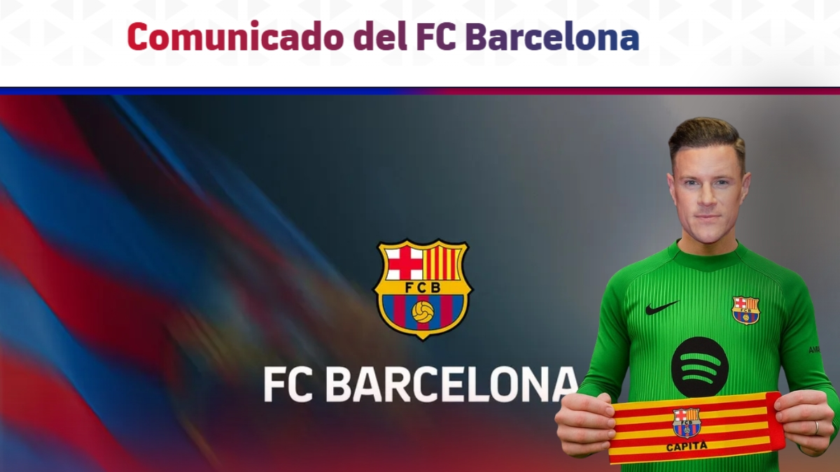 OFICIAL: El FC Barcelona confirma la firma de Ter Stegen y su regreso a la capitanía