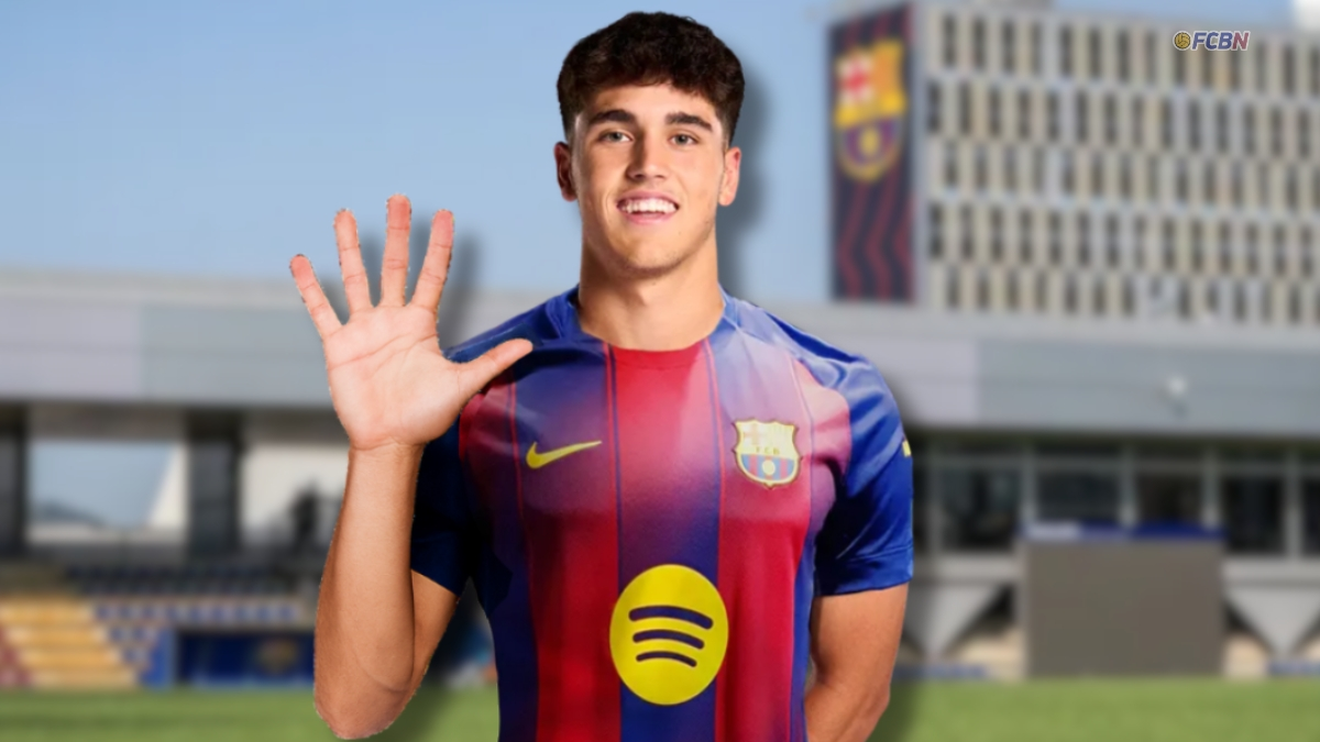 Pau Cubarsí hereda el dorsal 5 del Barça: el número de Puyol, Koeman y Busquets