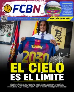 Portada FCBN 22/08/2025:  EL CIELO ES EL LÍMITE