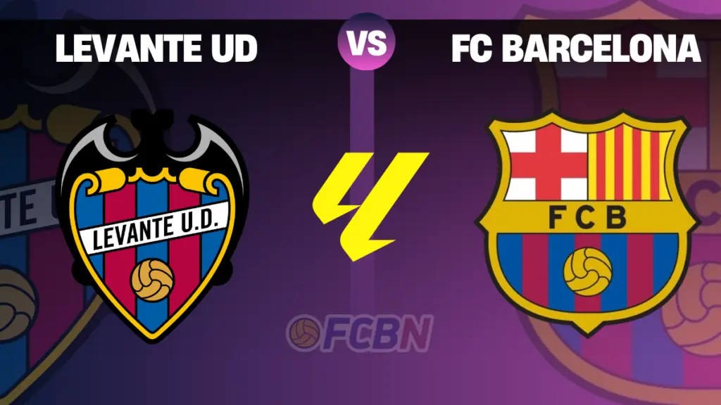 Levante vs FC Barcelona: El equipo culé busca su segunda victoria y mantener el liderato de LaLiga 25/26
