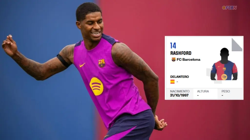 Oficial: Rashford ya puede debutar con el Barça tras ser inscrito por LaLiga