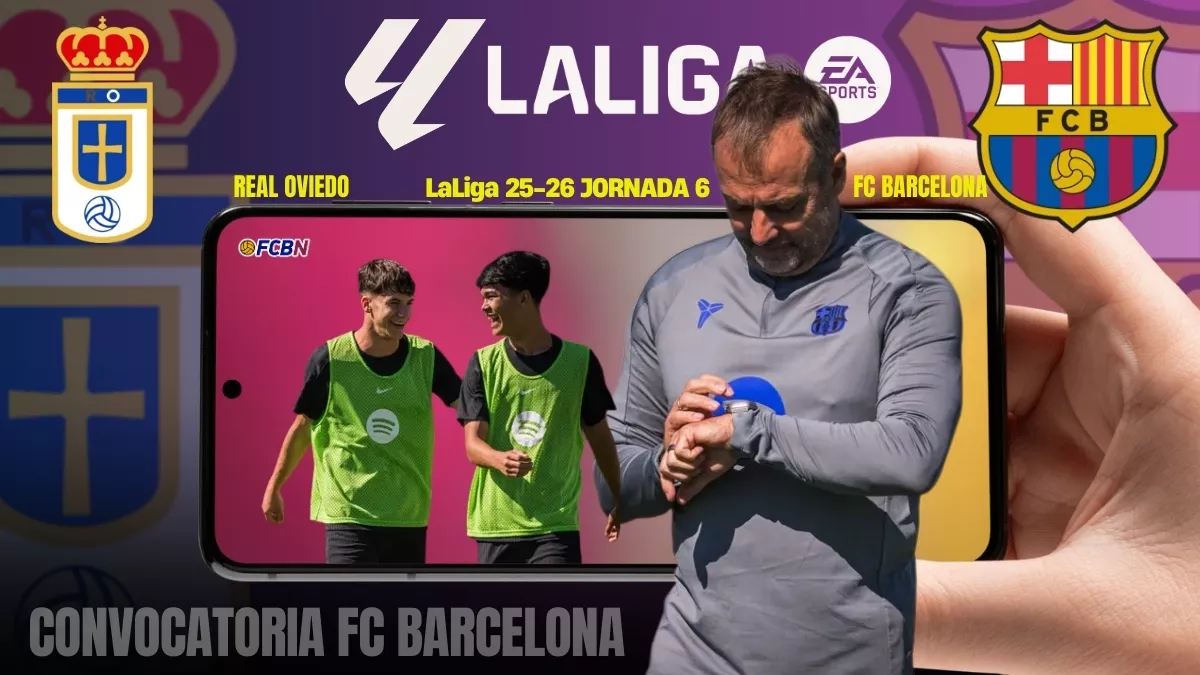 Lista de convocados de Hansi Flick para el Oviedo-Barcelona