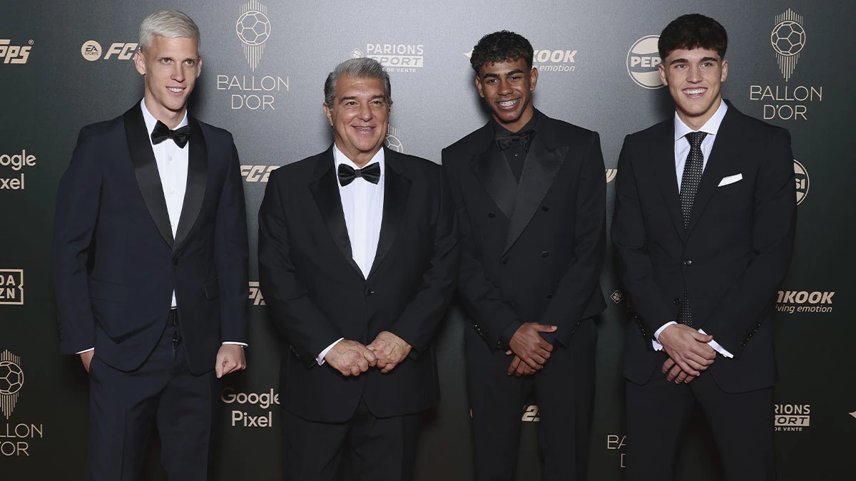 Balón de Oro: la delegación del FC Barcelona en París