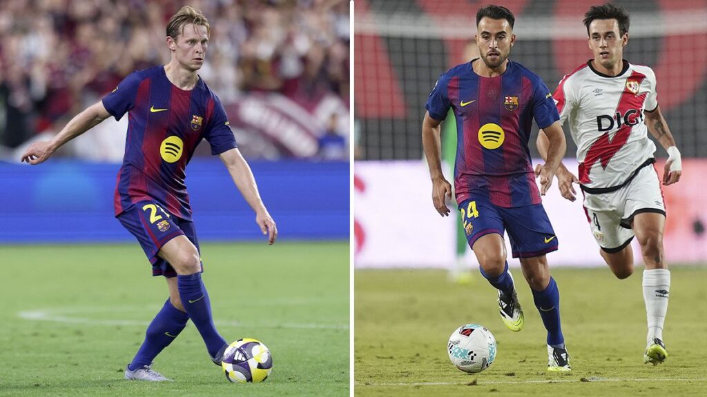 Frenkie de Jong y Eric García: carpetas prioritarias en Barcelona