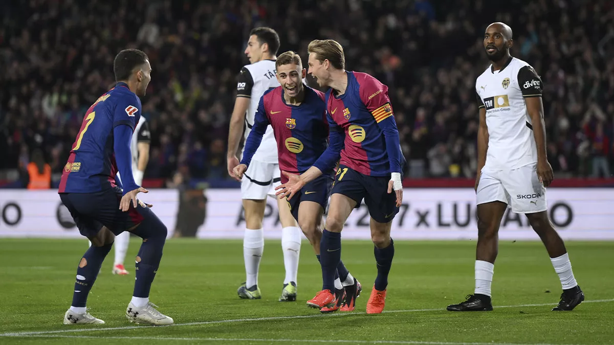El Barcelona no pierde como local ante Valencia desde la 15/16