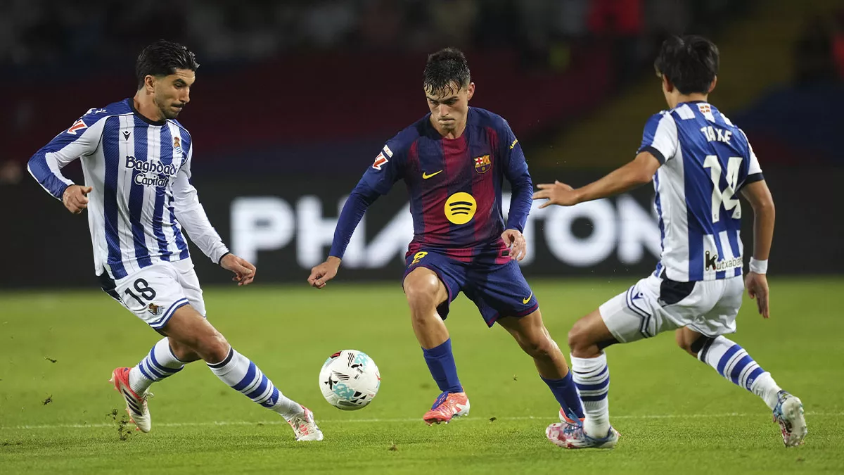 Pedri: MVP y récord de pases completados en el Barça-Real Sociedad