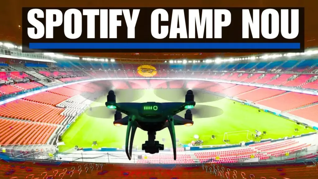 Spotify Camp Nou: las espectaculares imágenes del campo del Barça a vista de dron