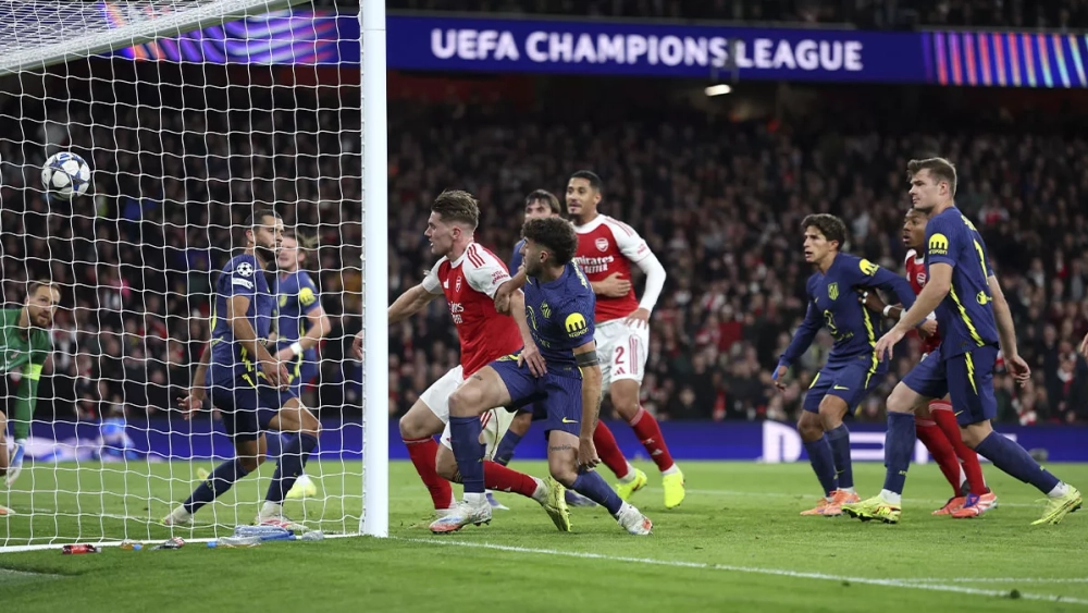 El Atlético de Madrid cayó goleado en su visita al Arsenal (4-0)