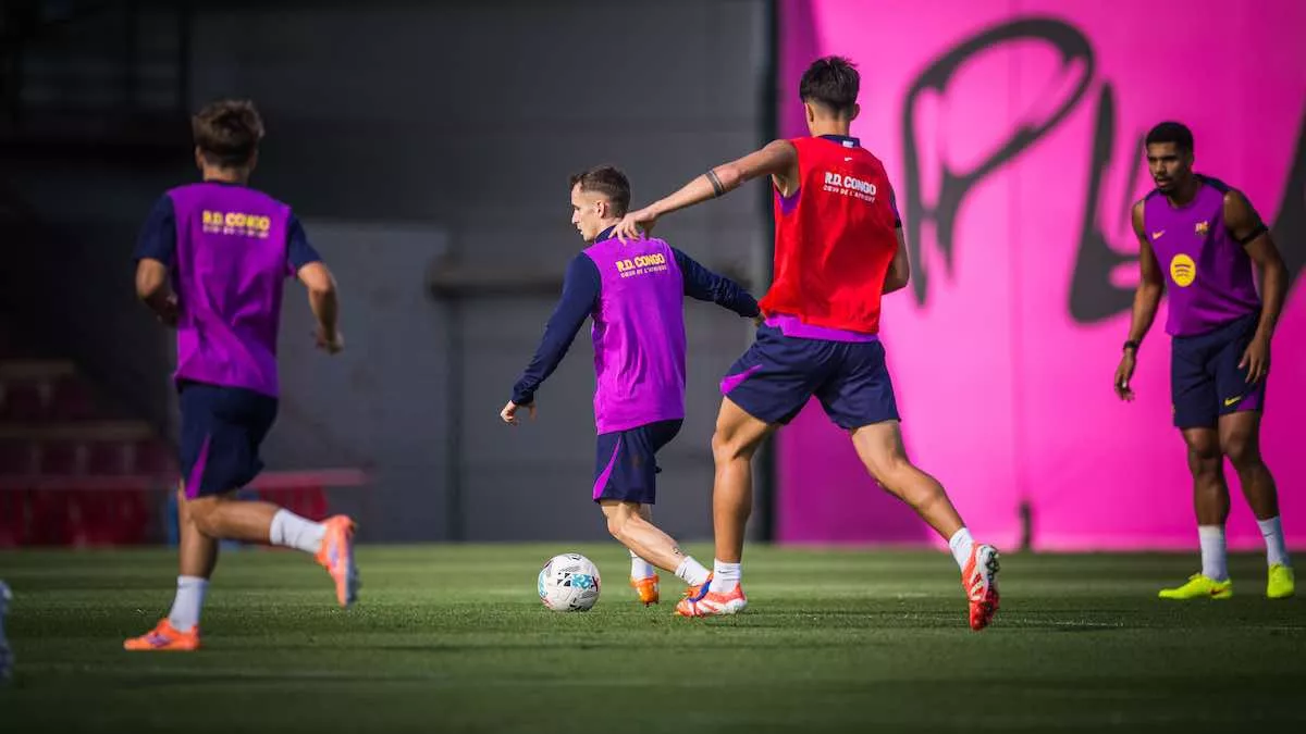 Frenkie de Jong: no entrena a tres días del Clásico ante el Real Madrid