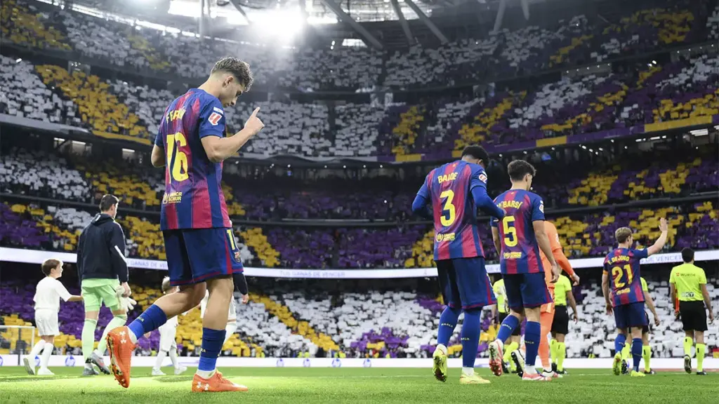 LaLiga denuncia cánticos violentos contra el Barcelona en el Bernabéu